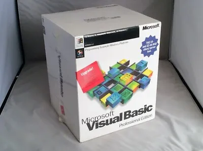 NEW Microsoft Visual Basic 4.0 Professional Upgrade Version Windows (Sealed) • $149.95