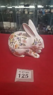 Aynsley Cottage Garden Rabbit / Bunny Pot Trinket Dish Vintage Collectable • £14.99