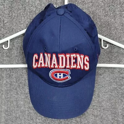 Montreal Canadiens Hat Mens One Size Blue NHL Hockey Baseball Cap • $18.94