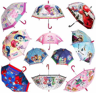 Kids Character Umbrella Dome Bubble Disney Marvel TV & Film Boys & Girls School • £9.95