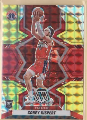 2021-22 Panini Mosaic Corey Kispert Choice Fusion Red And Yellow Prizm /88 • $4