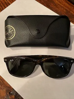 Ray Ban Italy NEW WAYFARER RB 2132 902 55018 3N TORTOISE  W/ Case!! Pre-owned • $52