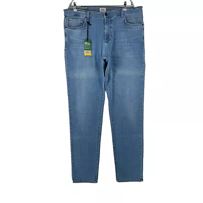 Camel Active HOUSTON Mens Blue Stretch Regular Straight Fit Jeans W38 L36 • £23.99