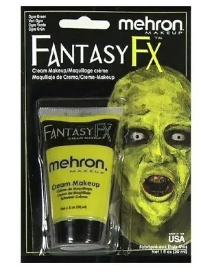 Ogre Green Fantasy FX Cream Mehron  -Water Based  Face & Body Paint (1 Oz)  • $4.95