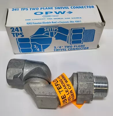 241TPS-0241 - 3/4  Female X 3/4  Male (NPT) Fuel Hose Swivel Gas Or Diesel • $26.99