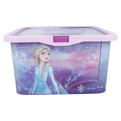 Frozen Storage Box 13L -  Useful To Organise Your Child's Room After Playtime. • £14.98