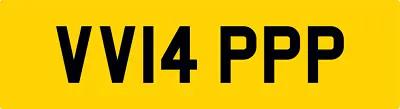 Vip New 14 Reg Number Plate Vv14 Ppp For Limousine Limmo Luxury Chauffeur Hire • £399