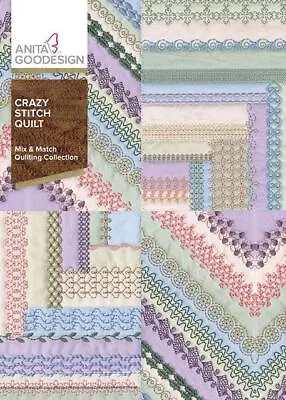 Anita Goodesign Embroidery Machine Design CD Crazy Stitch Quilt • $13.99