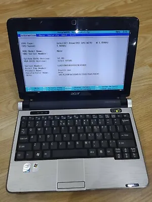 ACER Aspire One KAV10 10 Inch(10.1) Intel ATOM 1GB Ram  • £25