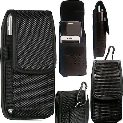 $11.85 • Buy 2 In1 Universal Nylon Belt Loop Case Cover Holster Pouch For Large Mobile Phone