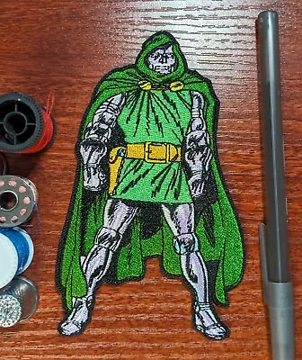 Dr. Doom Patch Marvel Super Villains Comics Embroidered Iron On Patch 5x3  • $8