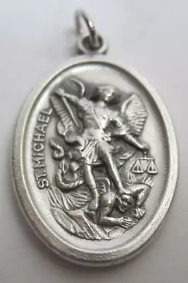 St. Michael Guardian Angel Pendant / Charm / Medal  Italy New  1  • $1.90