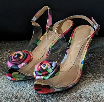 J Renee  Dailona  Slingbacks Pumps Sandals Heels Open Toe Size 6.5 • $12