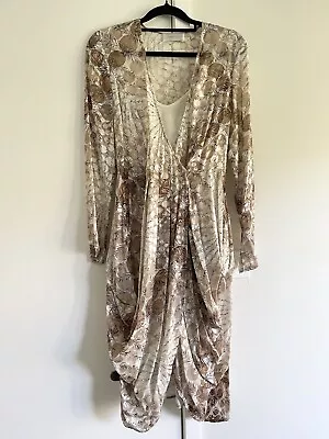 Zimmermann Dress Size 1 Silk Wrap Dress RARE • $499