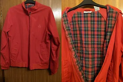 £10.99 • Buy IZOD  GRADE B  USA Import Tartan Lining Harrington Jacket (RED) 23  PTP (SMALL)