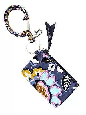 Vera Bradley School ZIP ID CASE And LANYARD Set In CHARMONT MEADOW ~ New! • $15