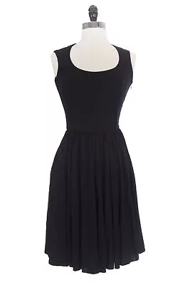 VON VONNI Women's Tabitha Black Sleevless A-Line Dress Sz XS $180 NEW • $19.78