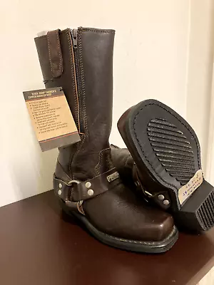 River Road Zipper Harness Black Women's Boots Size 6 • $64.99