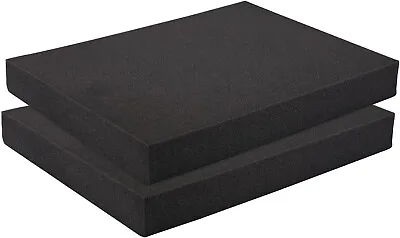 Black Packing Foam Sheets - 2 Inch Thick (2 Pack) L1.2 • $16.99