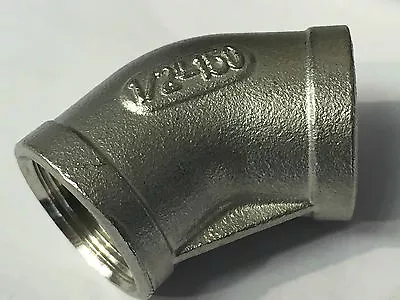 £5.13 • Buy Bsp Stainless Steel 316 Pipe Fittings - 1/8  - 4  10 Bar Rated - Uk Stock