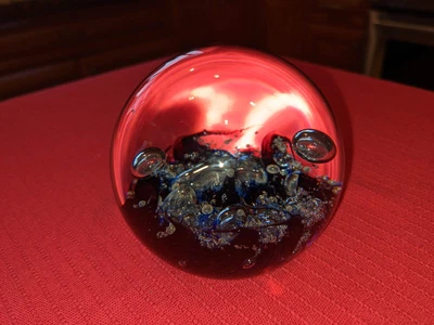 $49.99 • Buy VTG  1984  Selkirk Glass  Seaburst  Collectible Paperweight  Signed / Dated 