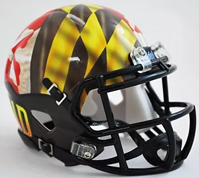 Maryland Terrapins Riddell Speed Mini Replica Pride Football Helmet • $44.20