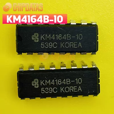 10PCS New KM4164B-10 64K X 1 BIT DYNAMIC RAM WITH PAGE MODE DIP16 • $5.63