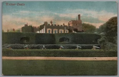 Walmer Castle Kent England Vintage Unposted Valentines Postcard • £4.01