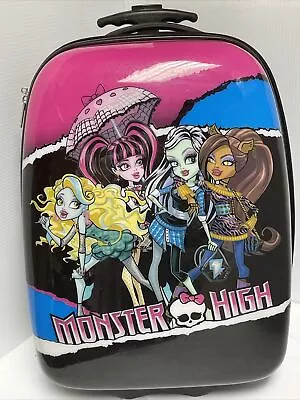 Rare Monster High Target Mattel 2013 18” Rolling Suitcase Luggage Carry On • $24.99