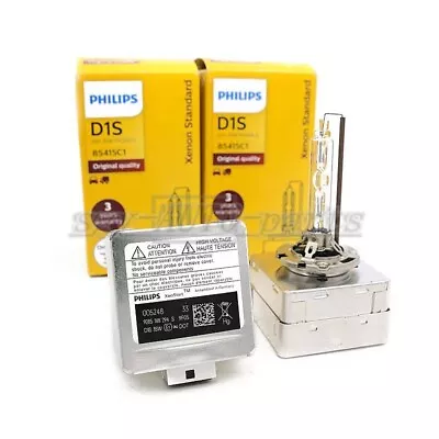 Genuine! 2X PHILIPS D1S OEM 4300K HID Xenon Headlight Bulb 85415 35W DOT Germany • $76.70