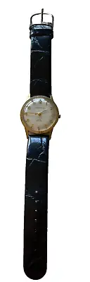 Vintage 1966 Caravelle Waterproof Men's Watch Keeps Perfect Time Gold Tone Swiss • $52
