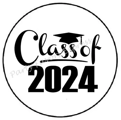 Class Of 2024 Graduation Envelope Seals Labels Stickers Party Favors • $4.99