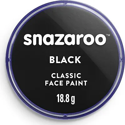 Snazaroo Classic Face And Body Paint For Kids 18.8 G (Pack Of 1) Black  • £6.90