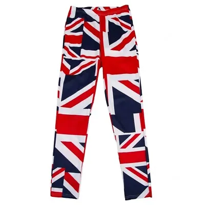COMME Des GARCONS Union Jack Leggings Size S-M(K-114571) • £181.64