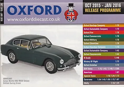 £1.99 • Buy Oxford Diecast Oct 2015 - Jan 2016 Catalogue