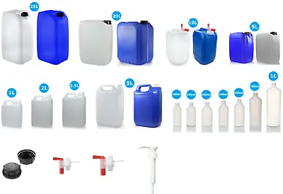 5l 10l 20l 25l Plastic Water Container Food Drum Jerrycan Jerrican Un Stackable • £299.99