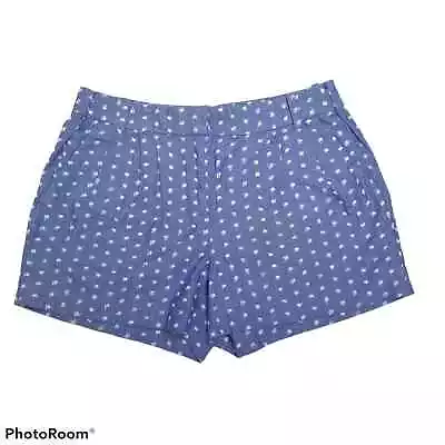 J. Crew Blue Ink Dot Shorts Sz 0 *GUC* • $12.94