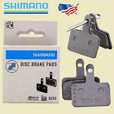 1/2pc Shimano B01S B05S RX MTB Resin Disc Brake Pads Fit MT200 MT400 Altus Acera • $9.99