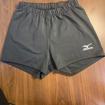 Mizuno Girls Stretch Polyester Dry Lite Navy Activewear Shorts Youth Medium • $5.99