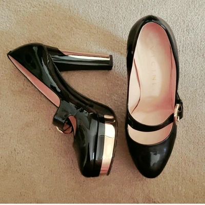 $150 • Buy Giuseppe Zanotti Platform Patent Leather Mary Janes, Women's EUR 38 US 8