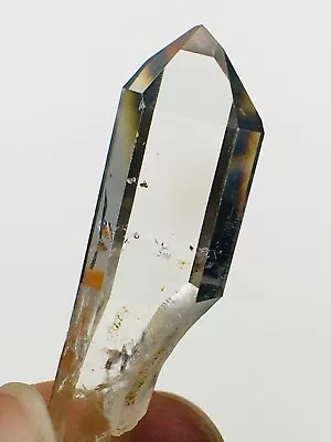 Natural Herkimer Diamond Crystal Cluster Carving Quartz Crystal Tip Sample H45 • $24.17