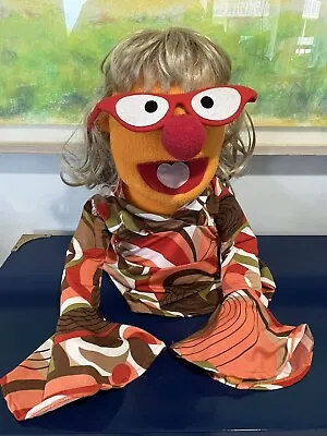 FAO Schwarz The Muppet Whatnot Workshop Hand Puppet Mod Girl Glasses 2000s Y2K • $299.50