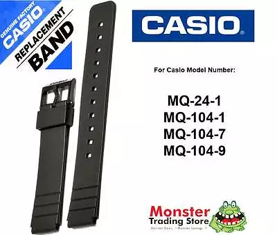 Casio Watch Band Replacement Original Only Fits: Mq-24 Mq-104 • $23