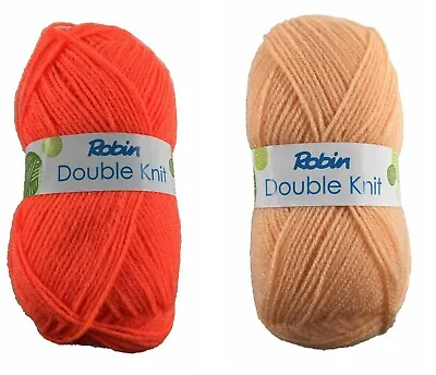 £0.99 • Buy Robin Double Knitting  Clearance- 2 Colourways 99p Per 100g Ball