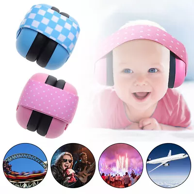 Baby Folding Ear Defenders Noise Reduction Hearing Protection Ear Muffs Foldable • £6.79