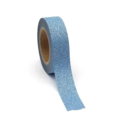 Glitter Tape Blue Washi 10 Metres • $5.90