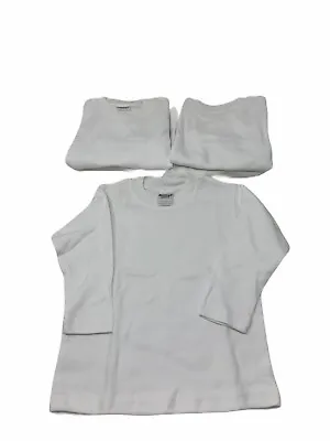 NWOT MONAG KIDS TEE SHIRT T-Shirt White Lot Of 5 Long Sleeve 12 Months • $10