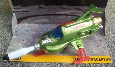 DINKY 351 UFO Interceptor Red Ski Edition Fully Restored With Repro Box. • £76.99