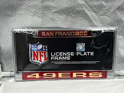 San Francisco 49ers NFL Laser Cut License Plate Frame Wincraft • $29.99