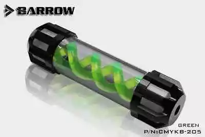 Barrow Dark Night Series T Virus Spiral 205mm Reservoir - Black/Green • $28.99